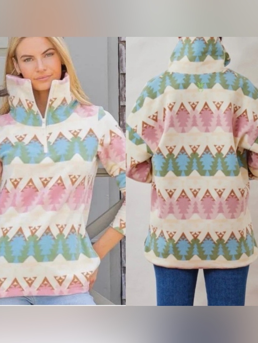 Dudley Stephens Vello Fleece Canyon Road Prospect Pullover Size S